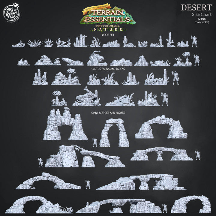 Desert Arches and Bridges Terrain