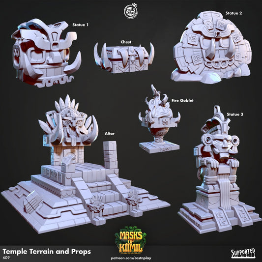 Temple Terrain And Props