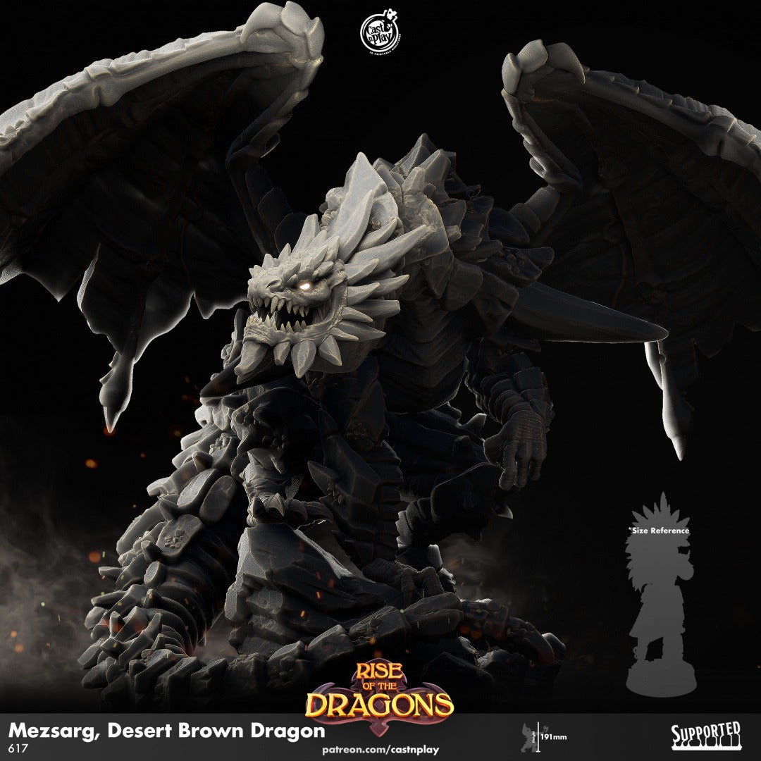 Brown Desert Dragon
