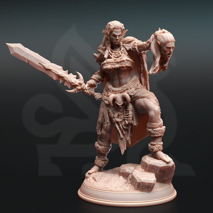 Hobgoblin Barbarian Queen - Brakaza